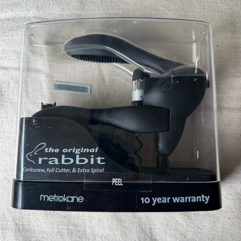 The Original Rabbit Corkscrew Wine Opener NIB